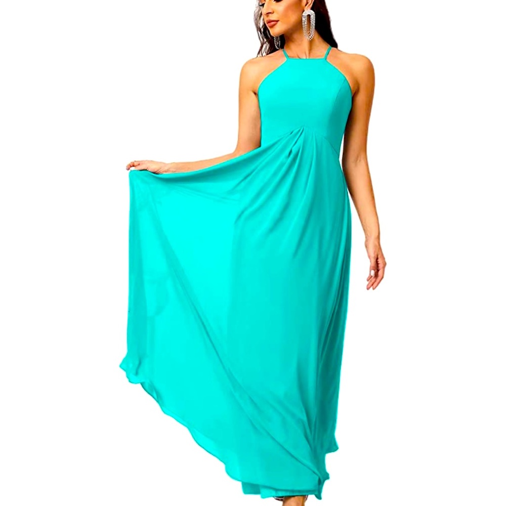 Teal bridesmaid/prom dress